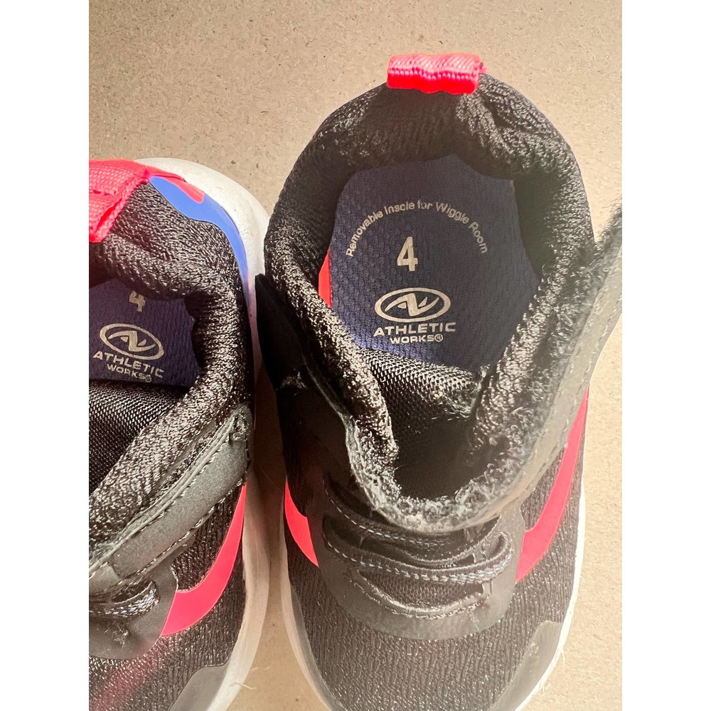 Athletic Works Girl Toddler Baby Shoes Size 4